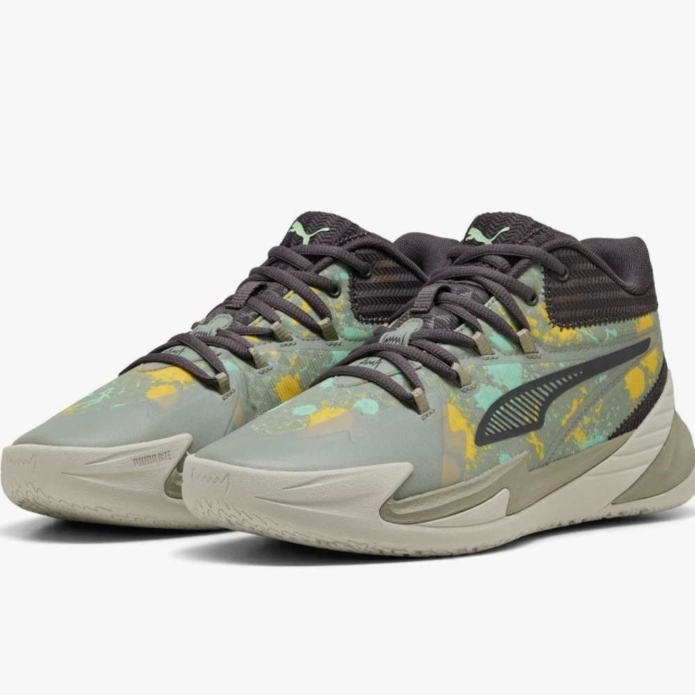 Size 9.5 Puma Dagger Points In The Paint Mens Shoes 31216801 Lux Armi Fresh Mint - Picture 2 of 7